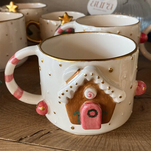 El Yapımı Seramik Kupa