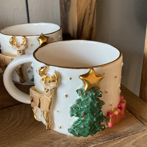 El Yapımı Seramik Kupa